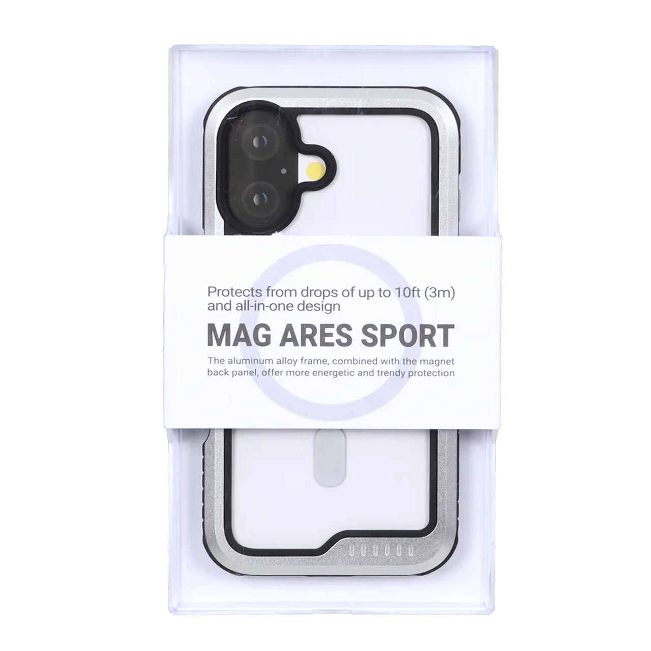 قاب Original KDoo MAG ARES Sport مدل Apple iPhone 16 - نقره ای (پک دار) - NTC